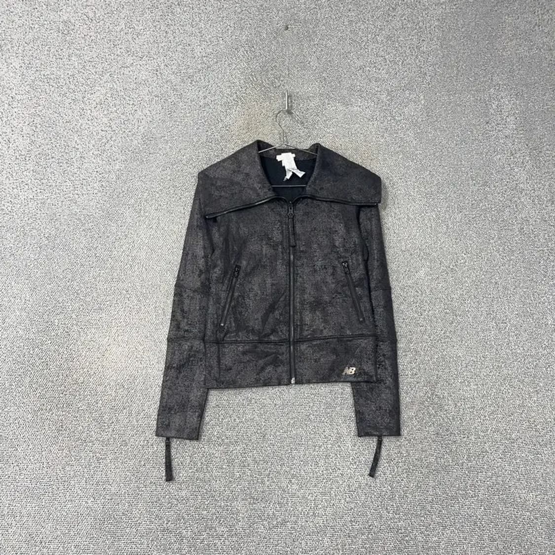 뉴발란스 그레이 배색 빈티지 라이더 집업 자켓 S 상품이미지1