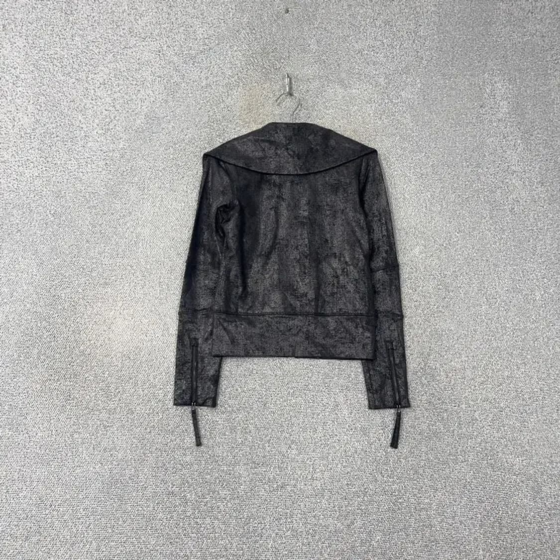 뉴발란스 그레이 배색 빈티지 라이더 집업 자켓 S 상품이미지2