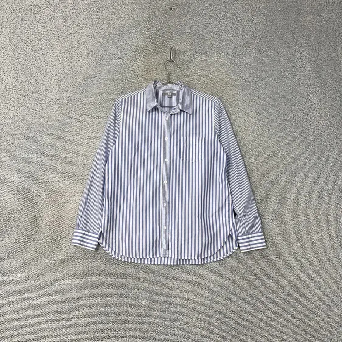 유니클로 스트라이프 캐주얼 셔츠 L 상품이미지1