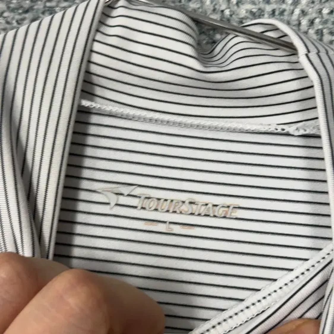 투어스테이지 이너웨어 스트라이프 긴팔티 L 상품이미지3