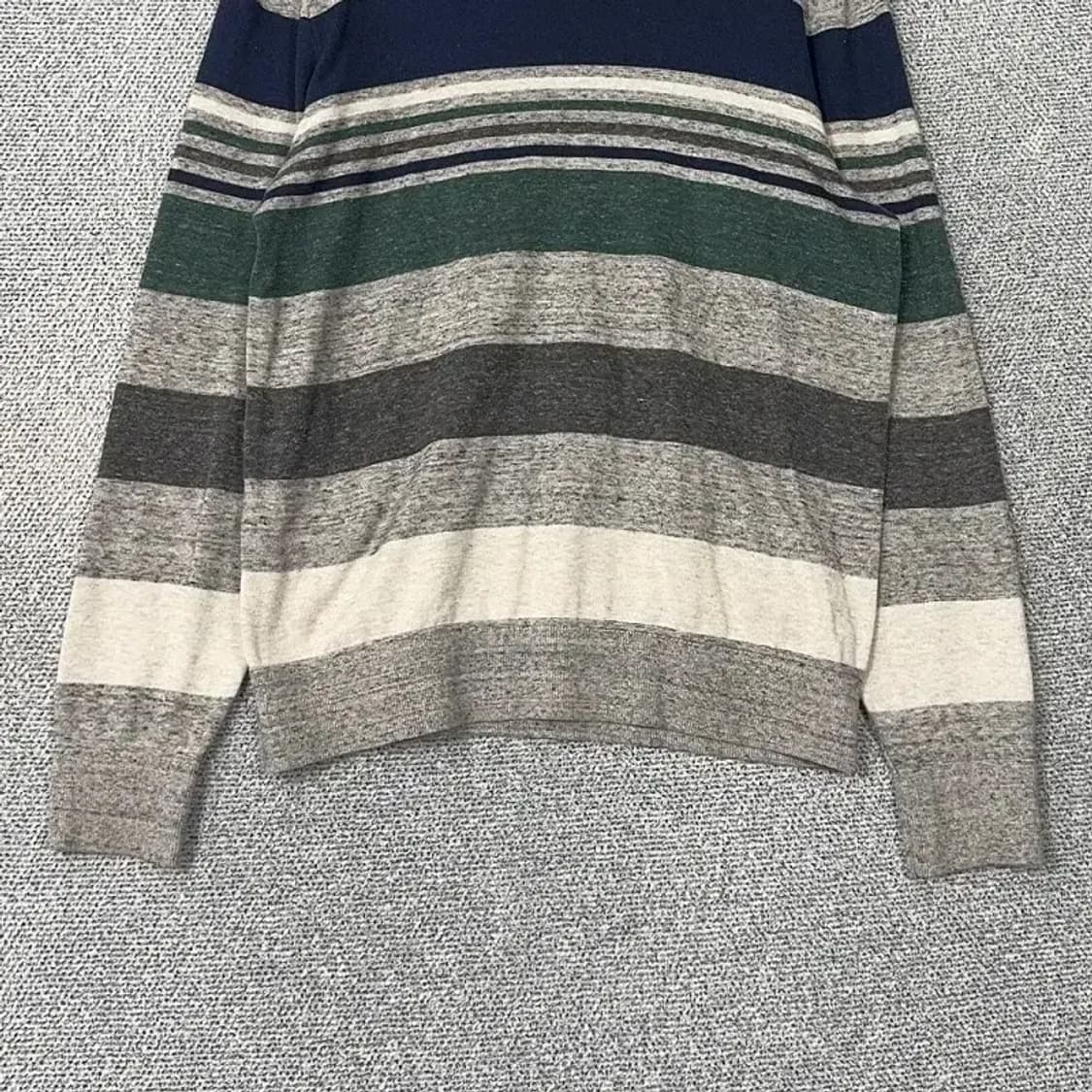 갭 스트라이프 캐주얼 그레이 니트 M 상품이미지4
