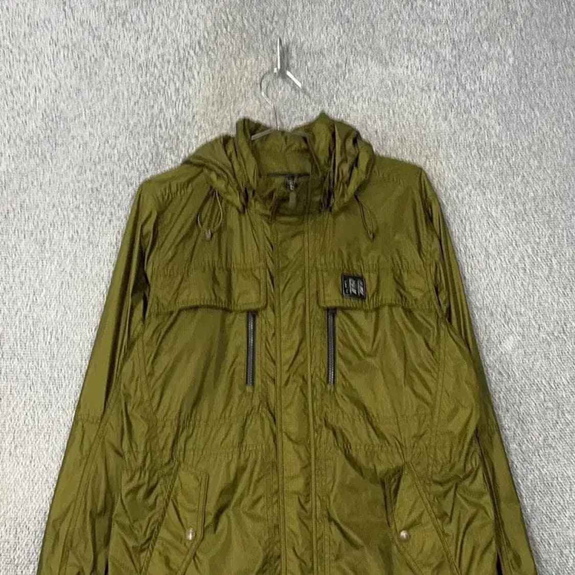 코오롱 윈드스토퍼 등산 카키 바람막이 100 상품이미지3