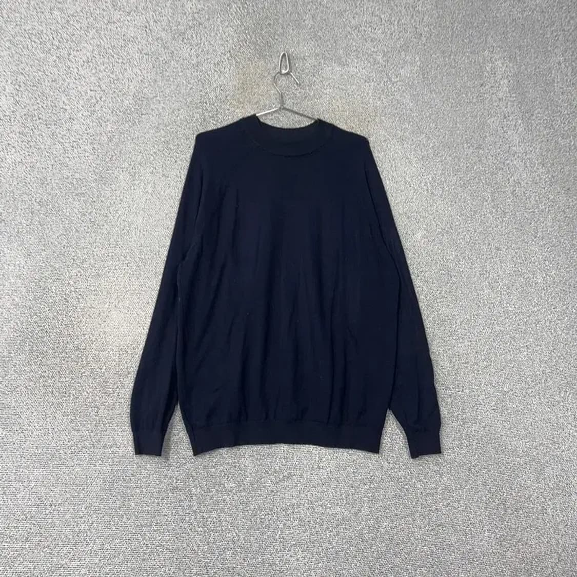 자라 남성 캐주얼 네이비 니트 S 상품이미지1