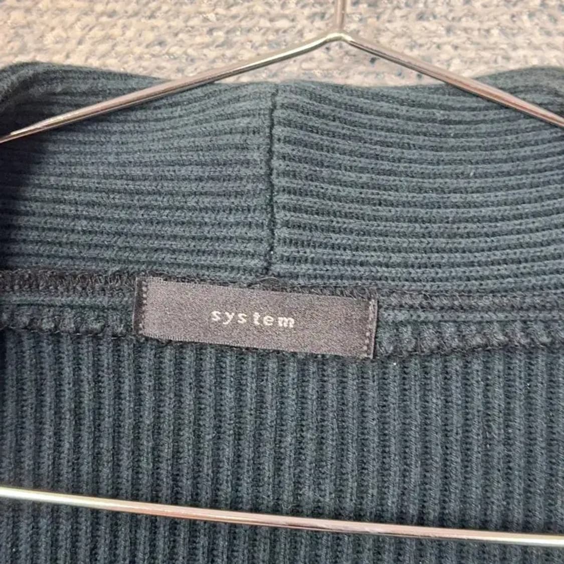 한섬 시스템 코튼 그린 가디건 90 상품이미지5