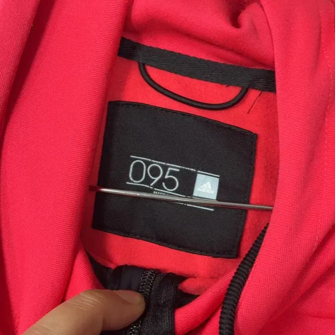 아디다스 기능성 레드 후드집업 95 상품이미지3
