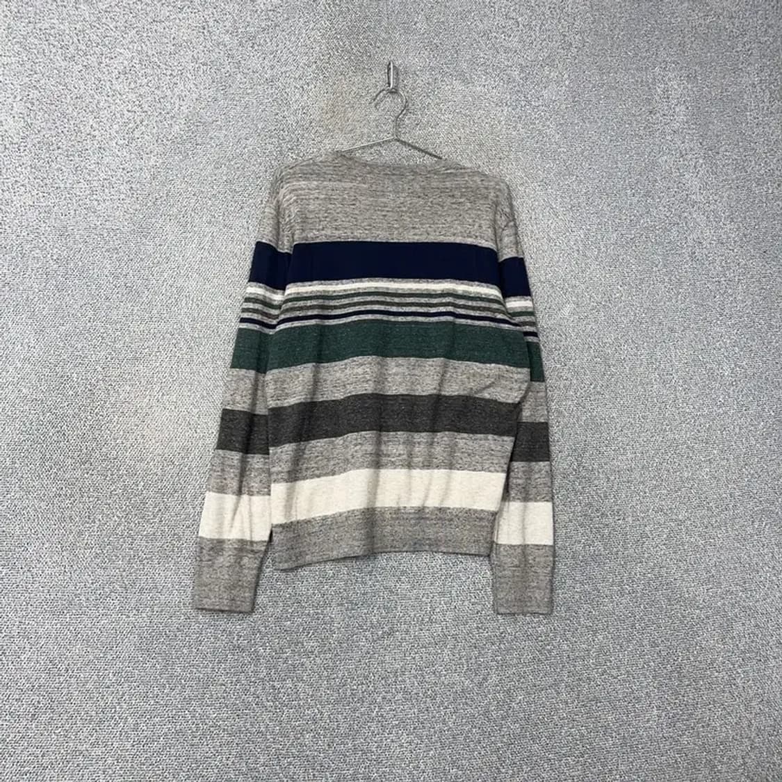 갭 스트라이프 캐주얼 그레이 니트 M 상품이미지2