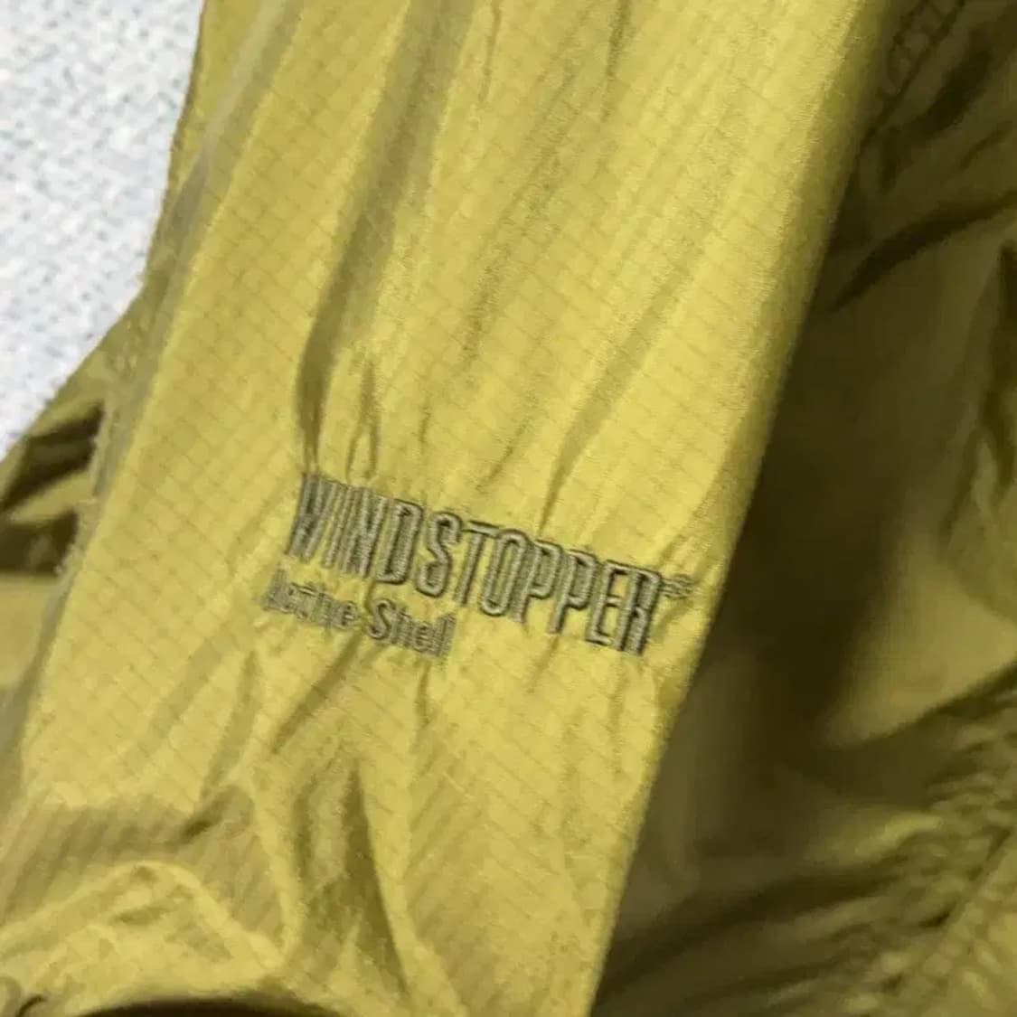 코오롱 윈드스토퍼 등산 카키 바람막이 100 상품이미지5