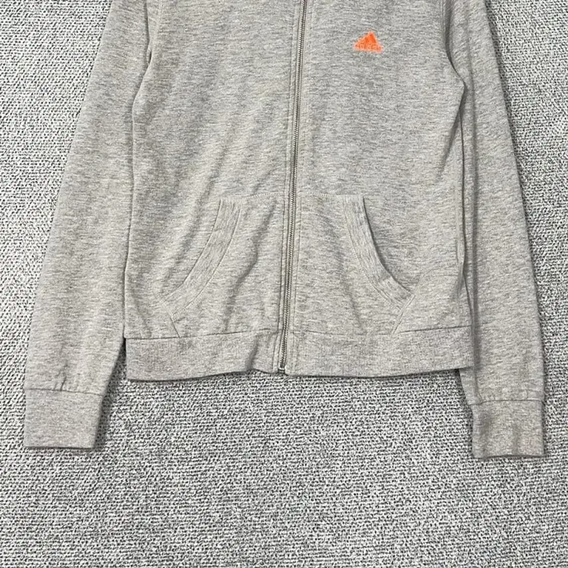 아디다스 로고 그레이 후드집업 90 상품이미지4