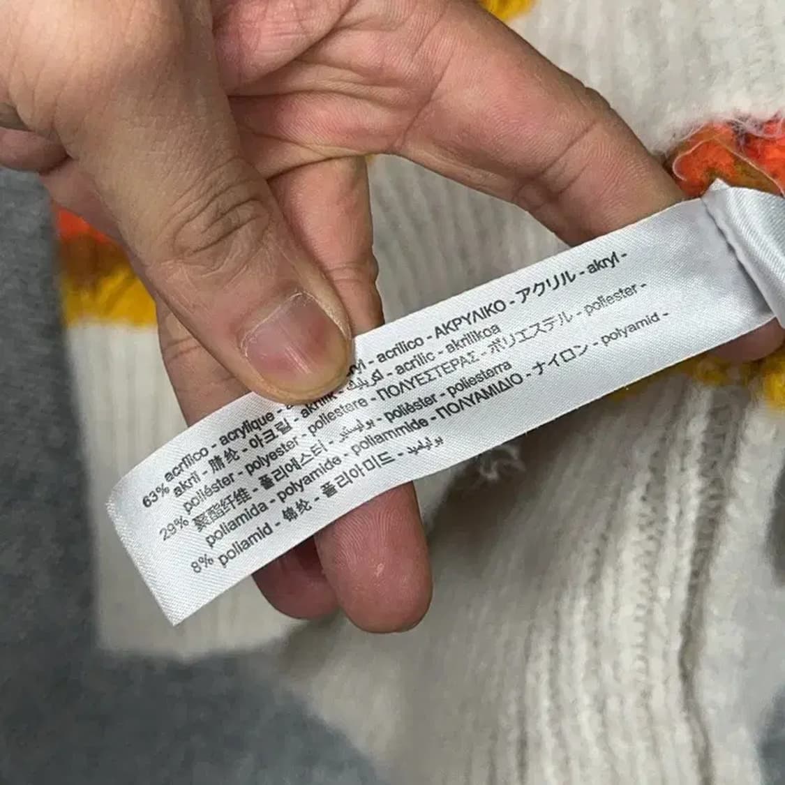 자라 여성 스트라이프 폴라넥 니트 M 상품이미지6