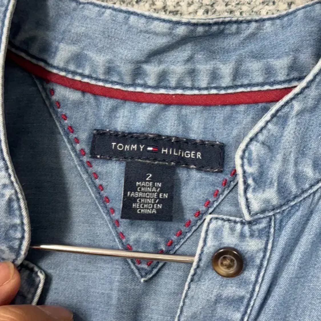 타미힐피거 여성 데님 원피스 US2 상품이미지5