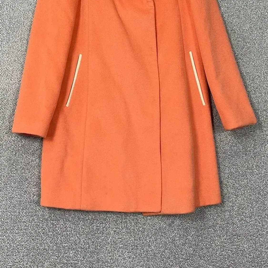 [새상품] ab plus 오렌지 울 코트 55 상품이미지4