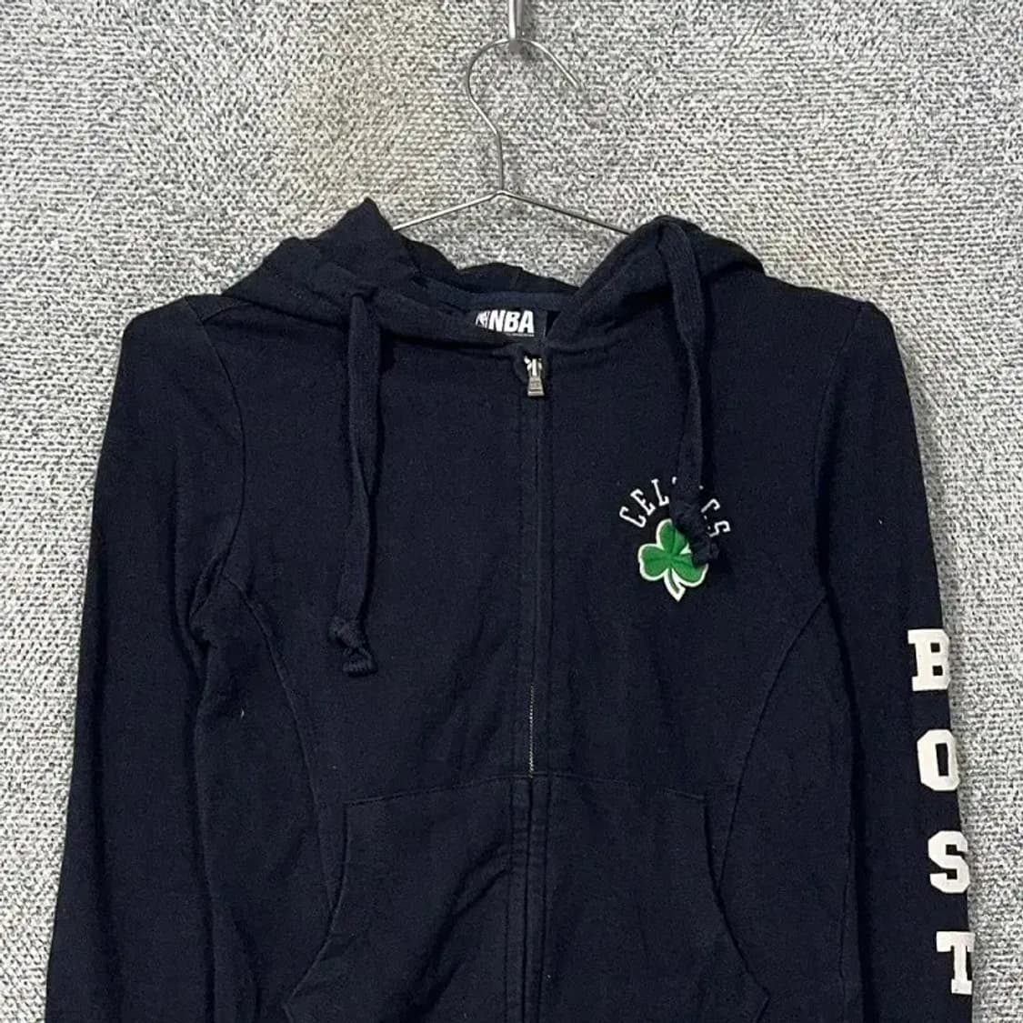NBA 보스턴 블랙 후드집업 XS 상품이미지3