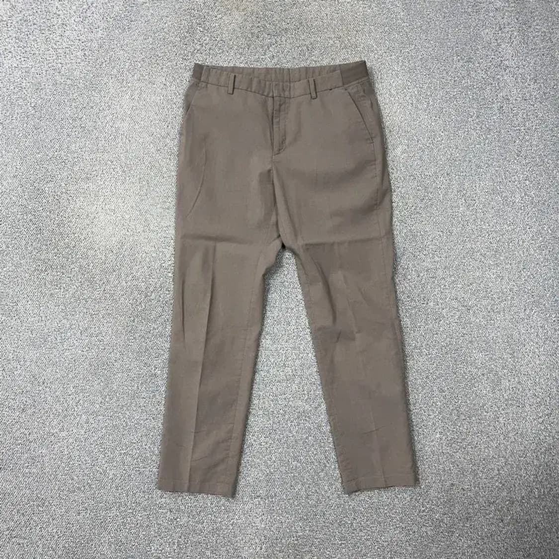 마인드브릿지 코튼 그레이 치노팬츠 34 상품이미지1