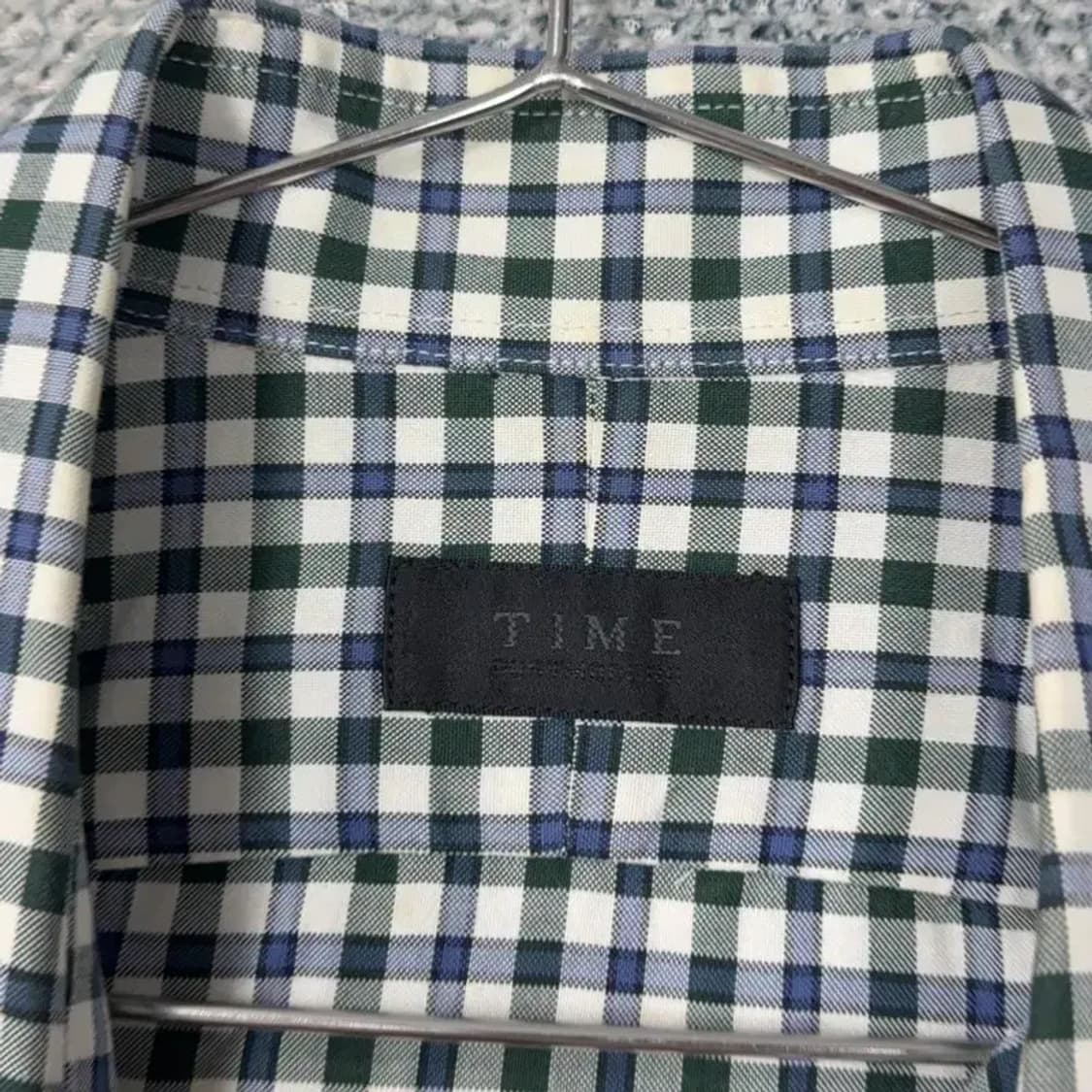 한섬 타임 캐주얼 체크 셔츠 40 상품이미지3