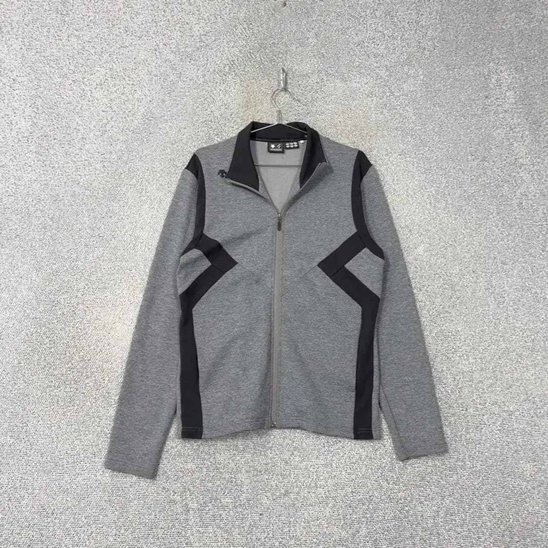 데상트 기능성 그레이 집업 져지 S 상품이미지1