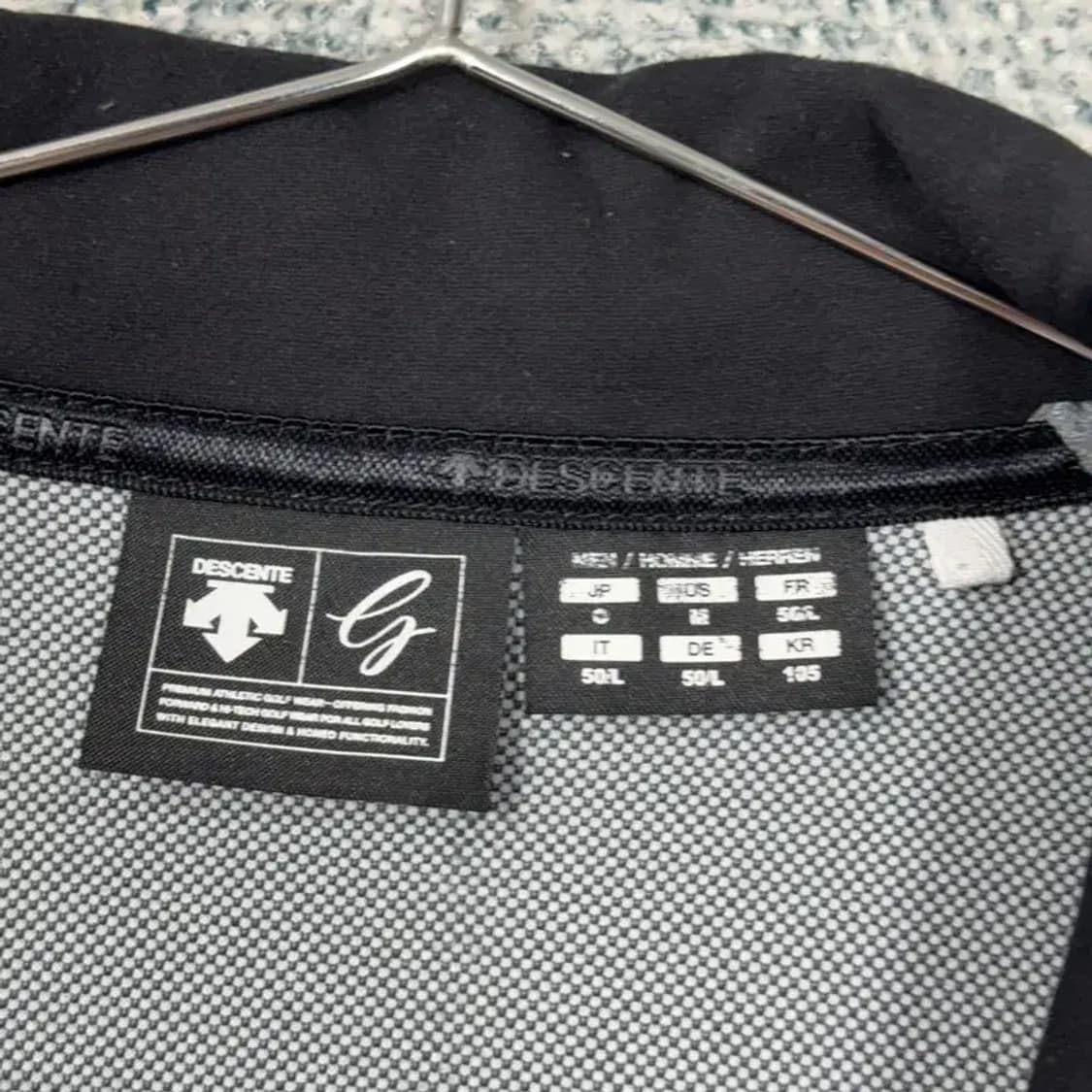 데상트 기능성 그레이 집업 져지 S 상품이미지3