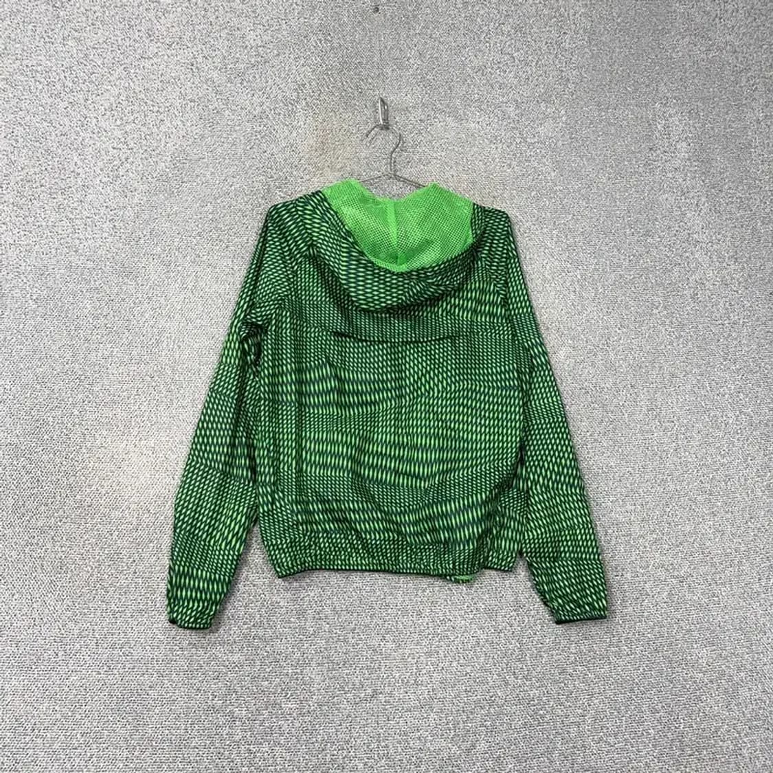 나이키 체크 그린 후드 바람막이 S 상품이미지2