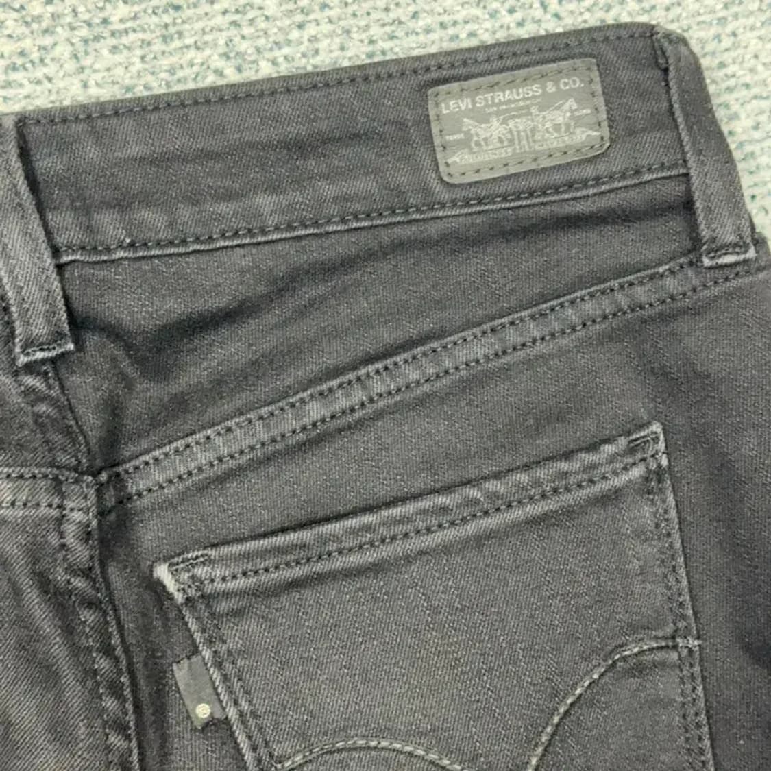 리바이스 여성 블랙 청바지 26 32 상품이미지5