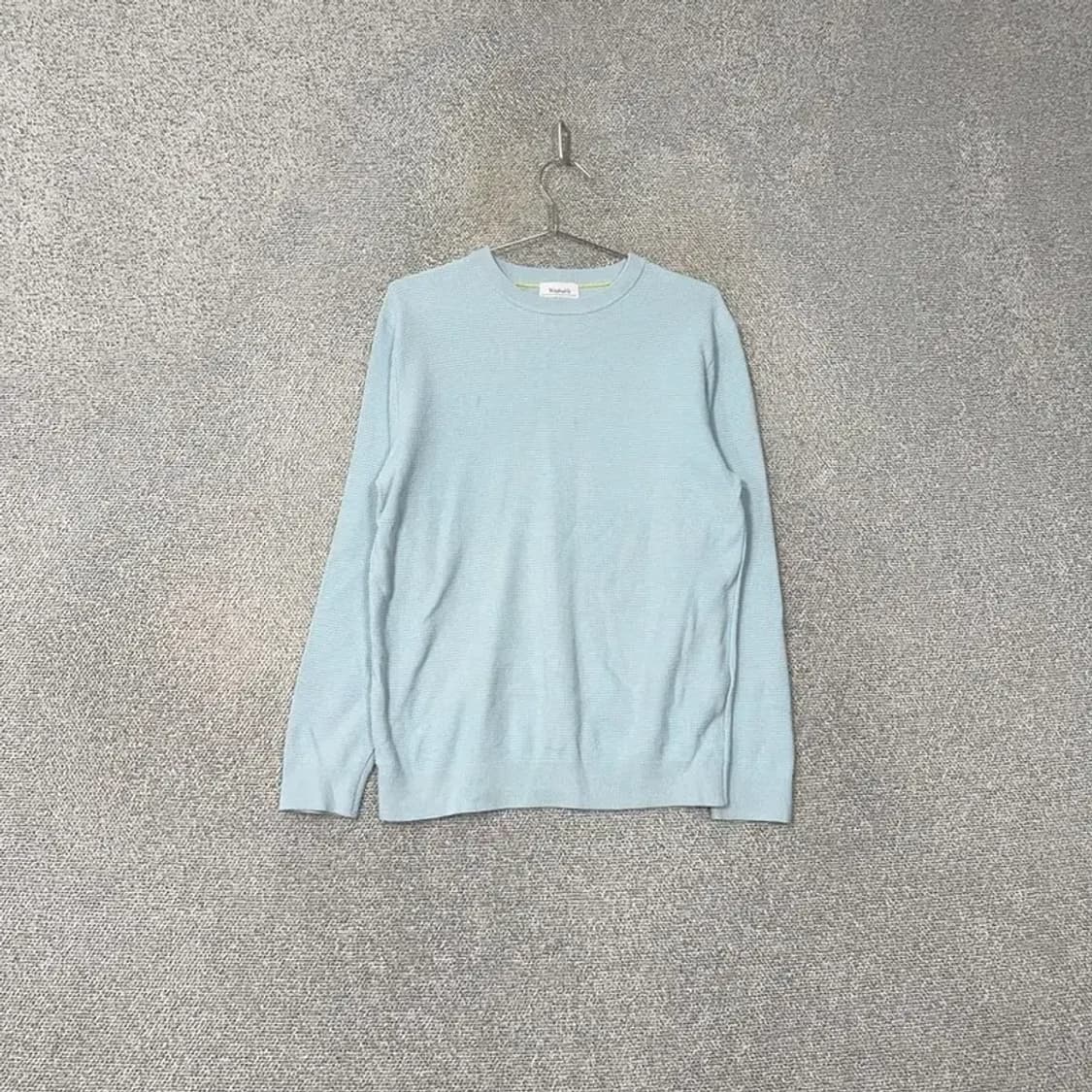 지오지아 라이트 블루 니트 100 상품이미지1