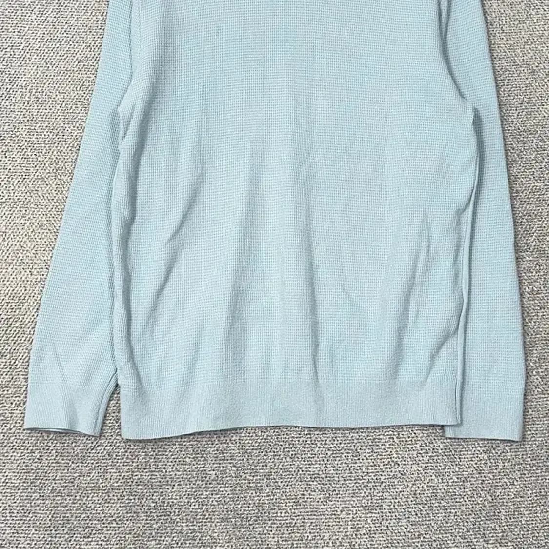 지오지아 라이트 블루 니트 100 상품이미지4