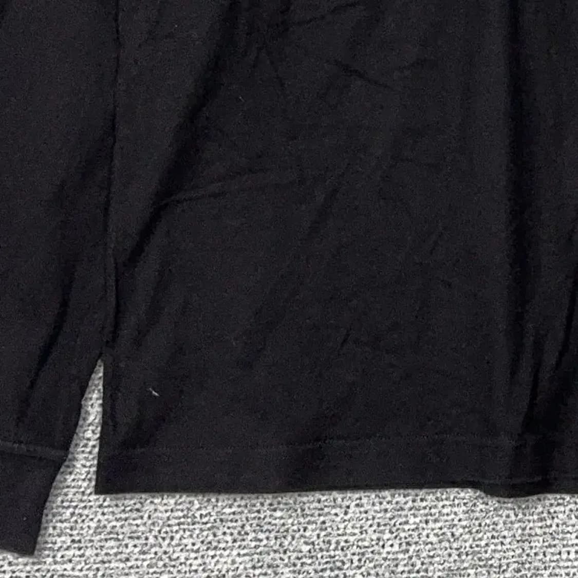 널디 프린팅 블랙 긴팔 티 L 상품이미지3