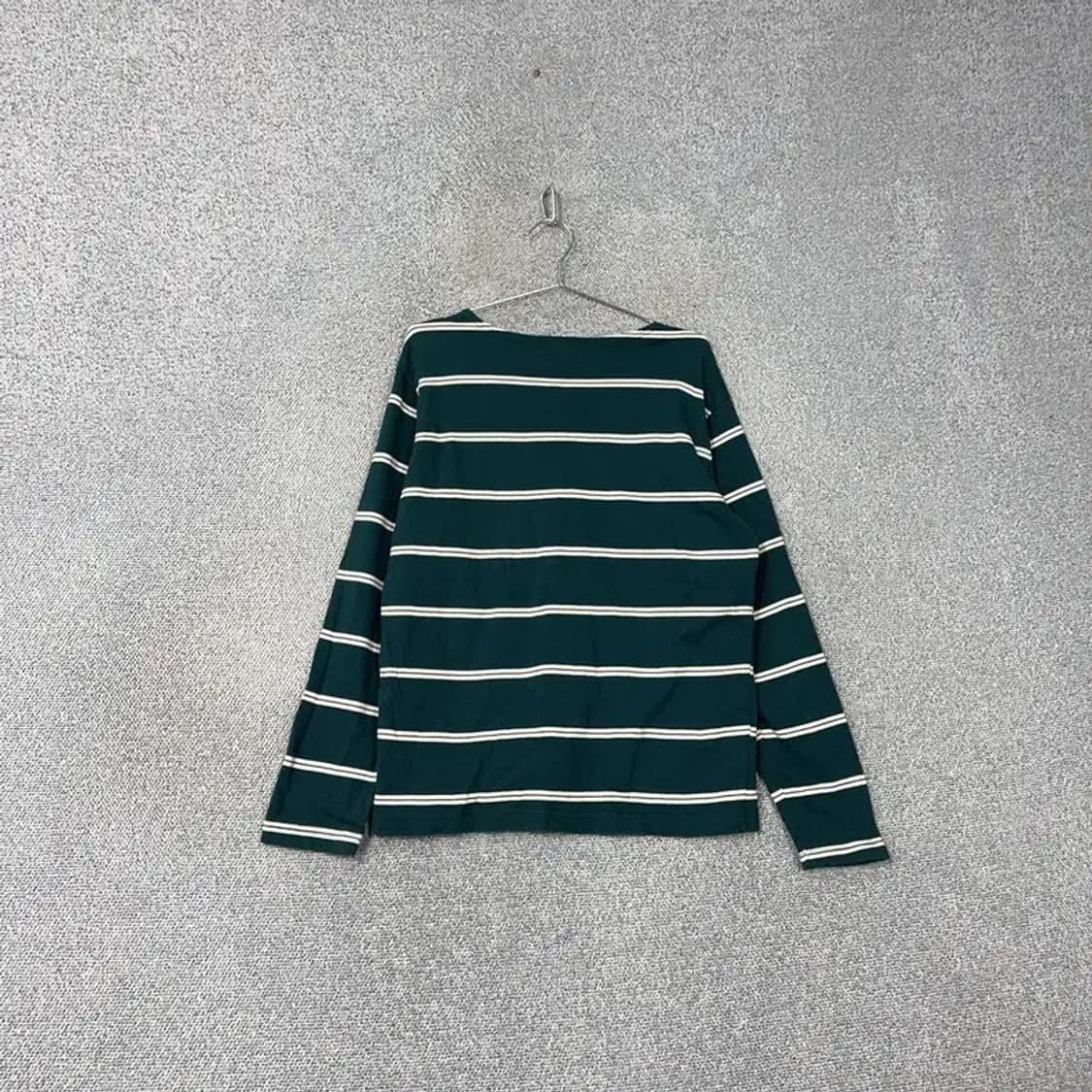 지프 스트라이프 그린 긴팔티 L 상품이미지2