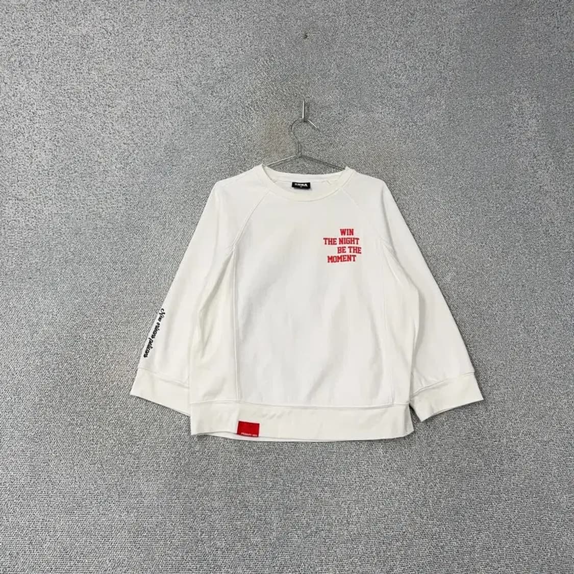 NBA 프린팅 오버핏 화이트 맨투맨 XS 상품이미지1