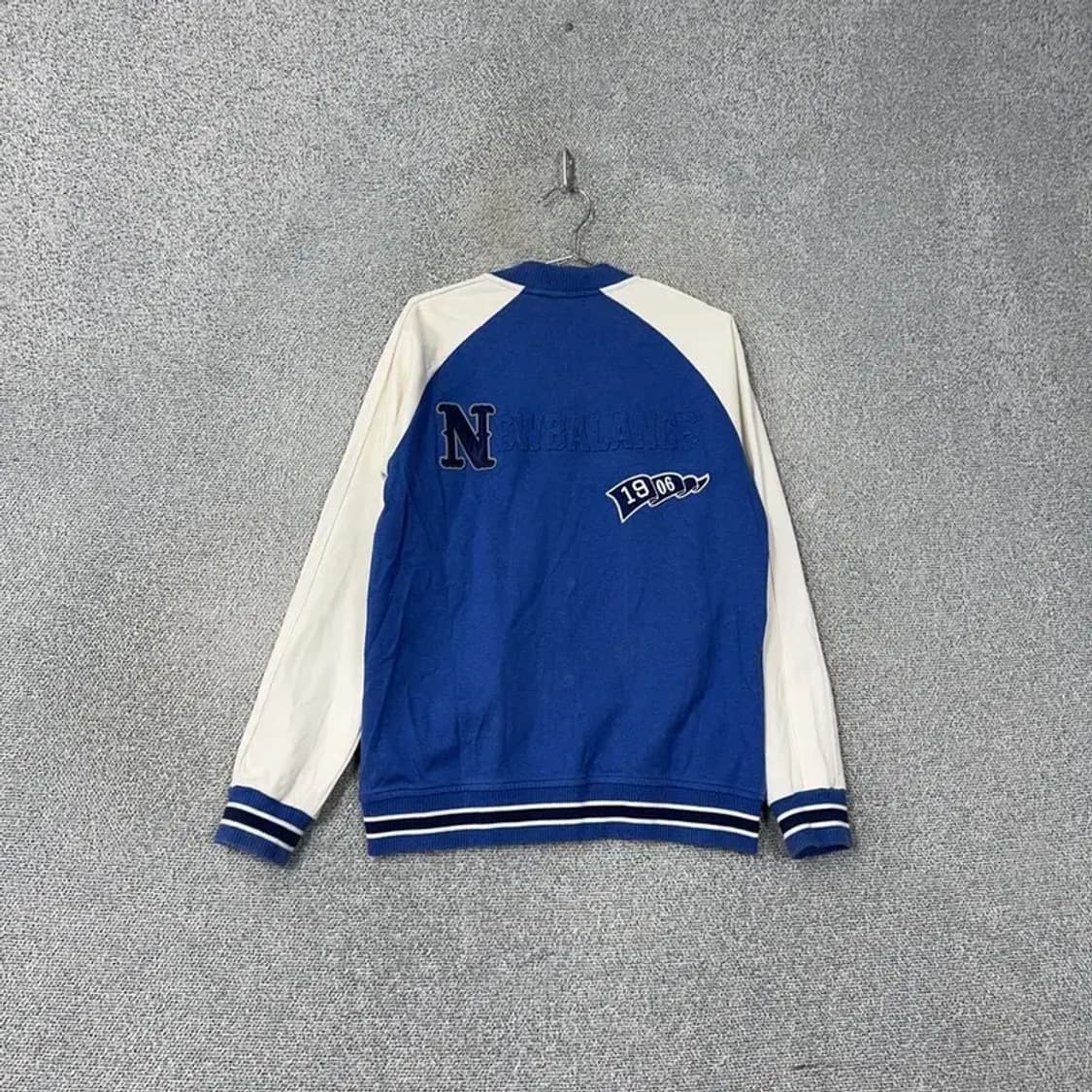 뉴발란스 로고 블루 스타디움 자켓 L 상품이미지2