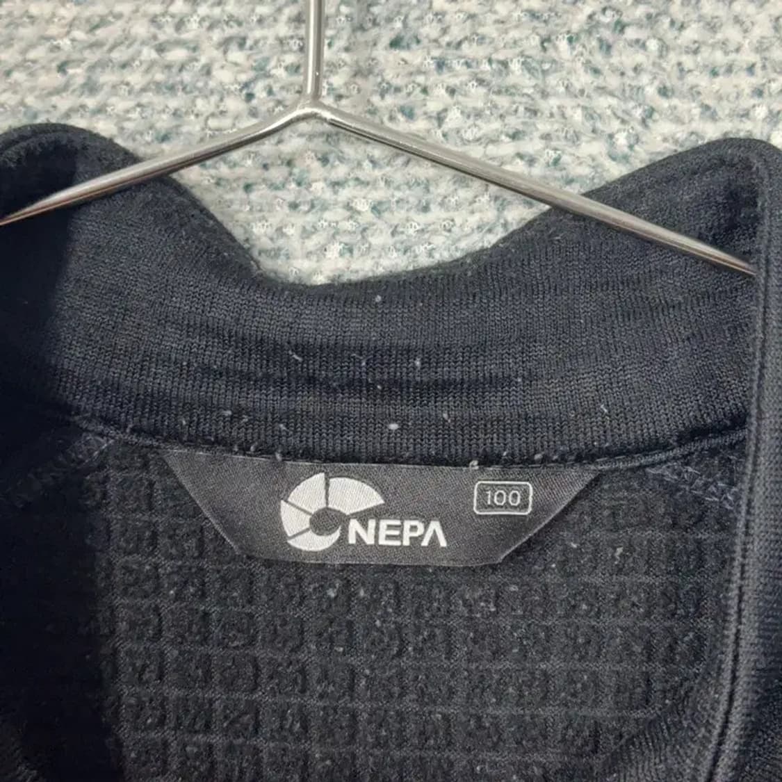 네파 등산 그레이 반집업 긴팔티 100 상품이미지3