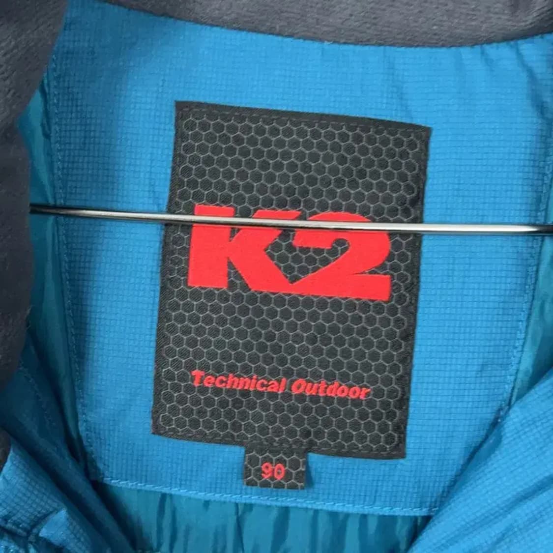 K2 덕다운 등산 블루 패딩 90 상품이미지3