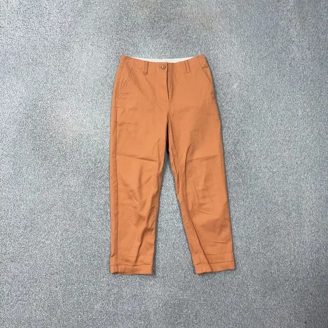 써스데이아일랜드 여성 오렌지 면바지 S 상품이미지1