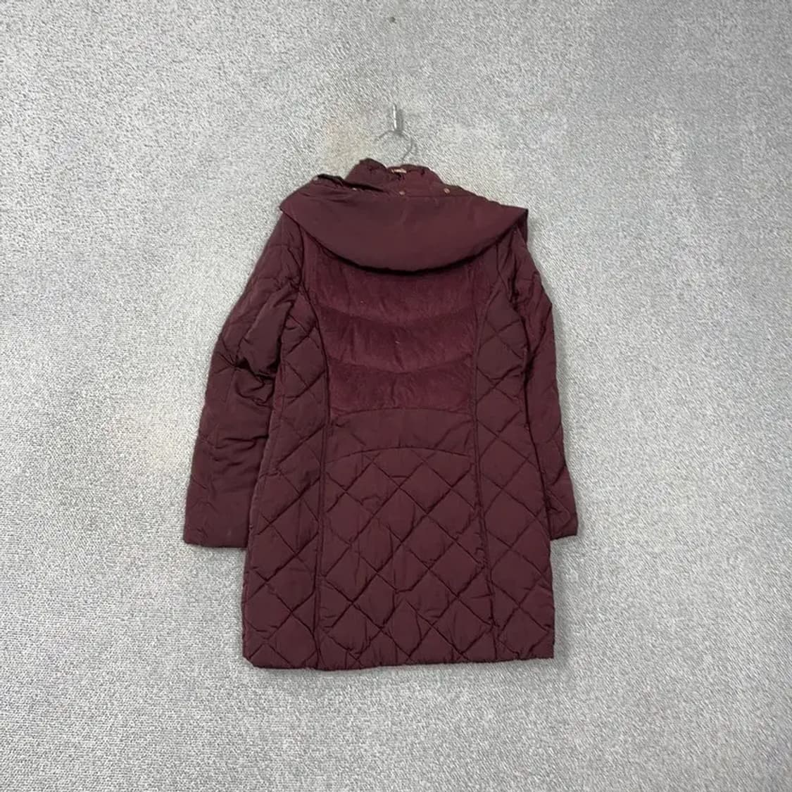 와이드앵글 여성 버건디 롱패딩 95 상품이미지2