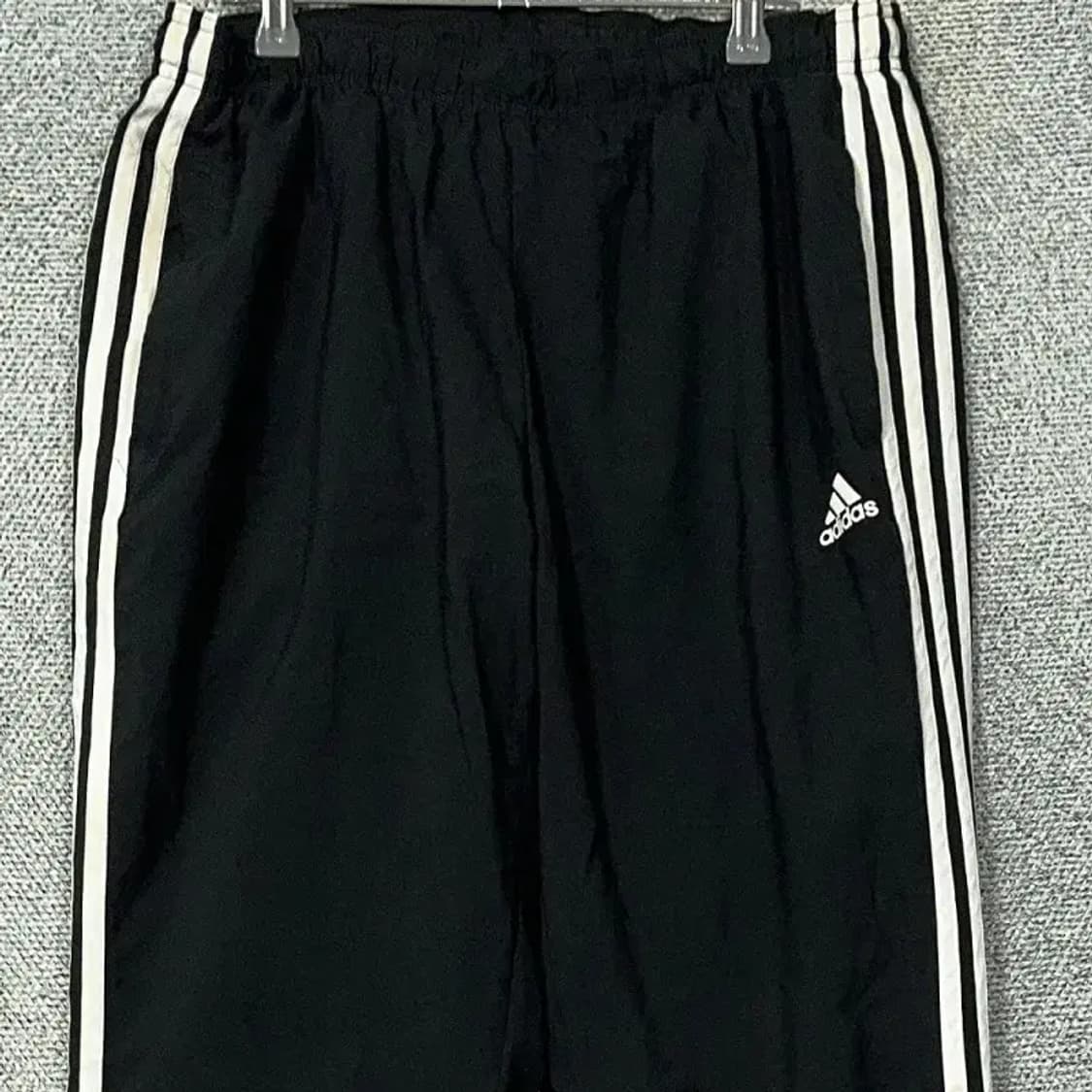 아디다스 우븐 블랙 조거팬츠 L 상품이미지3