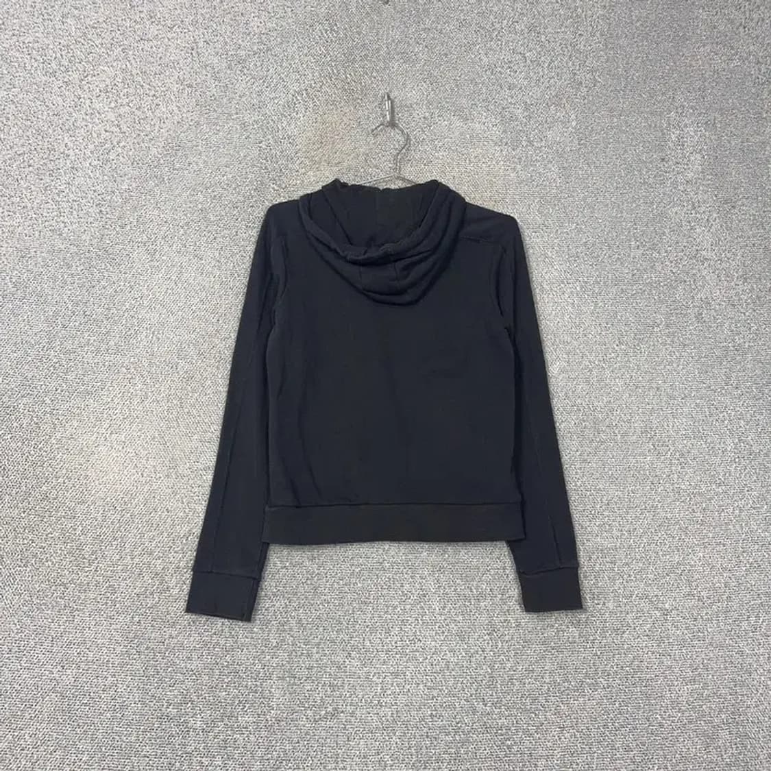 아디다스 로고 프린팅 블랙 후드티 S 상품이미지2