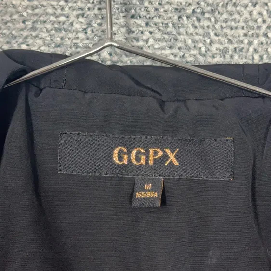 GGPX 오버핏 블랙 후드 코트 M 상품이미지7