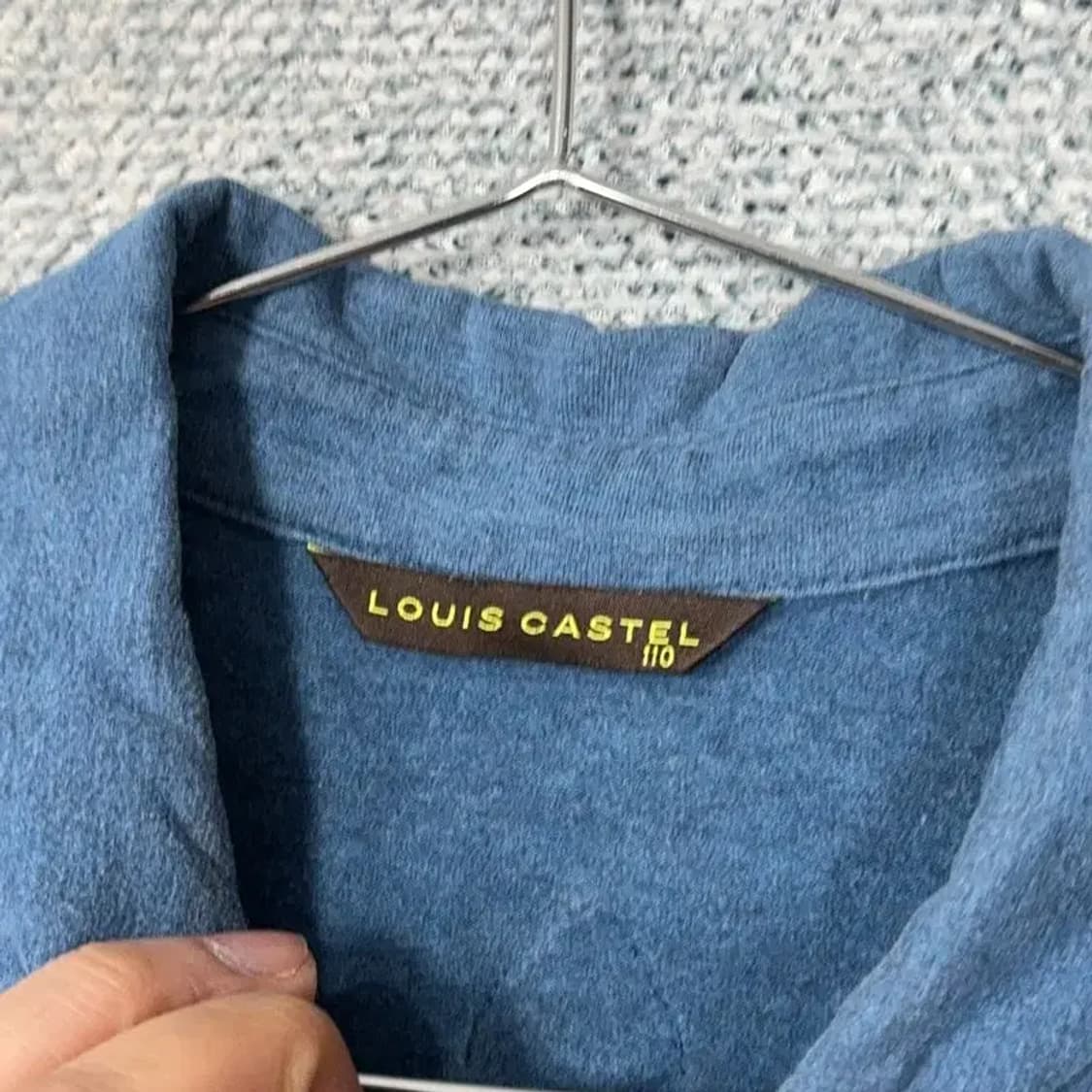 루이까스텔 남성 네이비 긴팔 카라티 110 상품이미지5