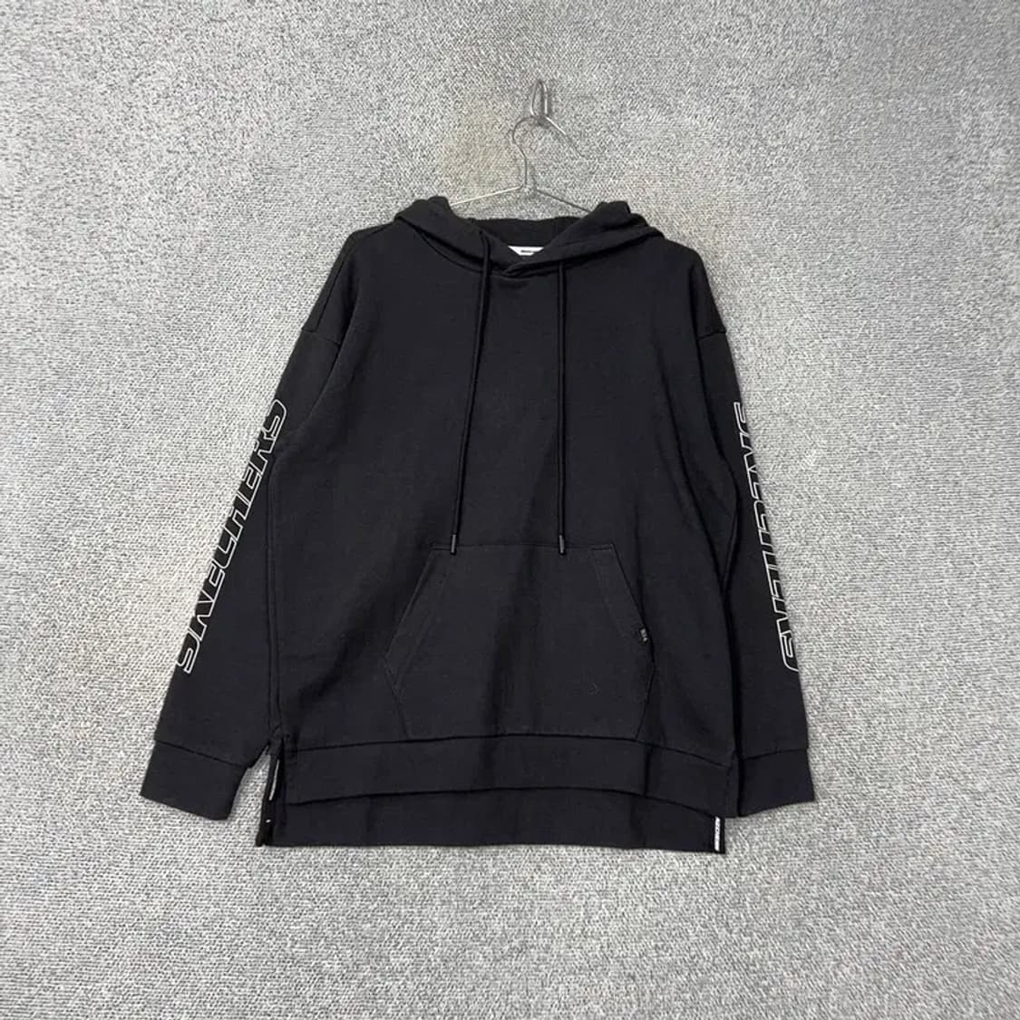 스케쳐스 로고 블랙 후드티 S 상품이미지1