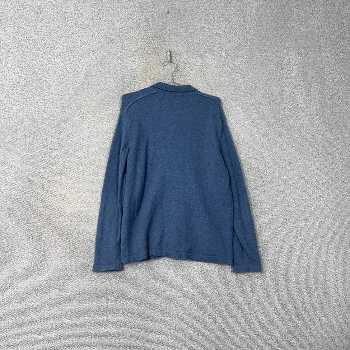 해지스 남성 캐주얼 네이비 집업 가디건 100 상품이미지2