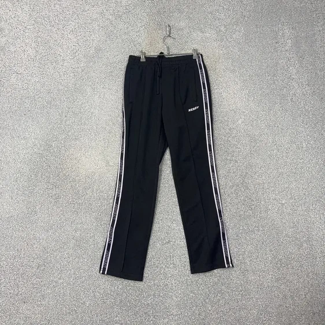 널디 사이드 로고 블랙 팬츠 XS 상품이미지1