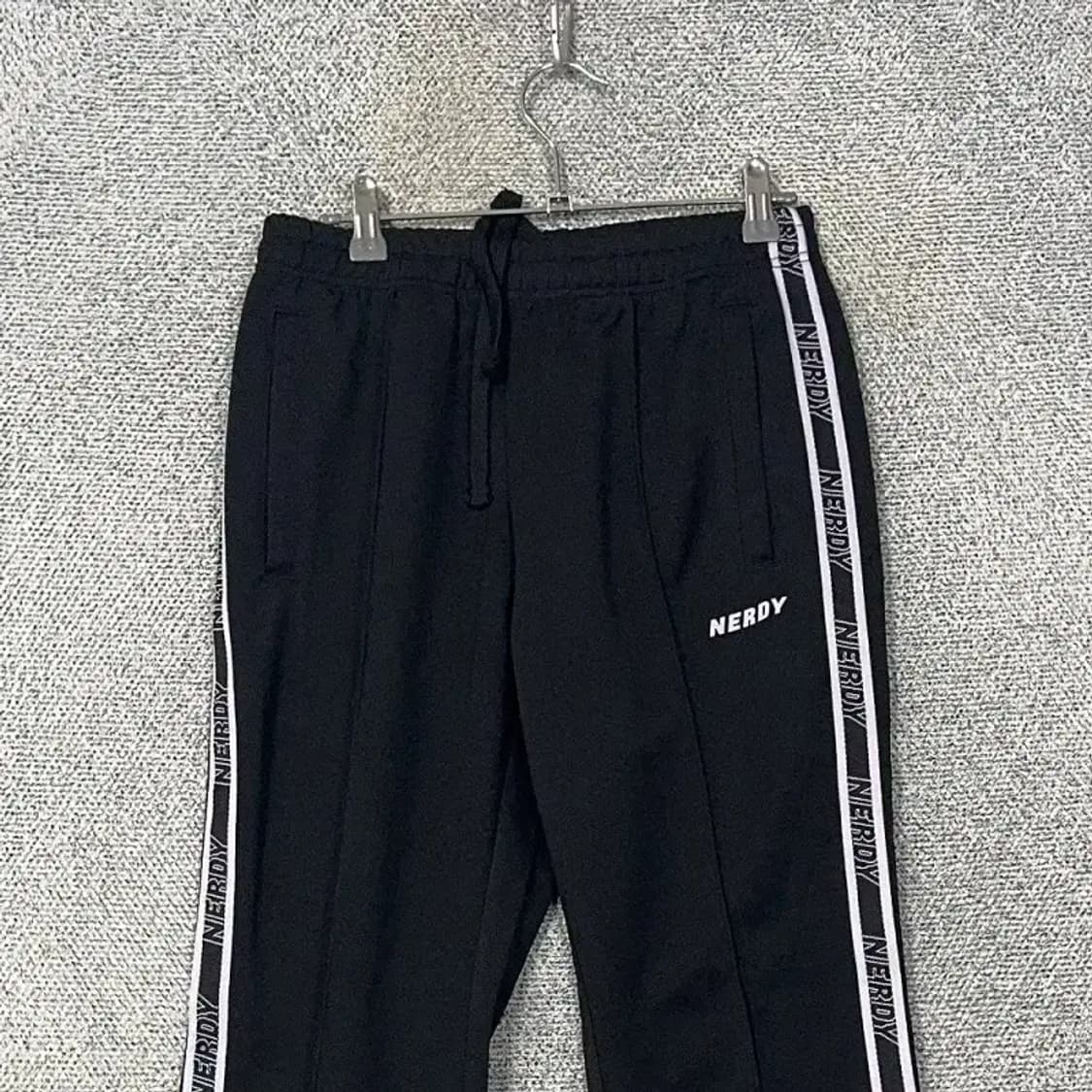널디 사이드 로고 블랙 팬츠 XS 상품이미지3