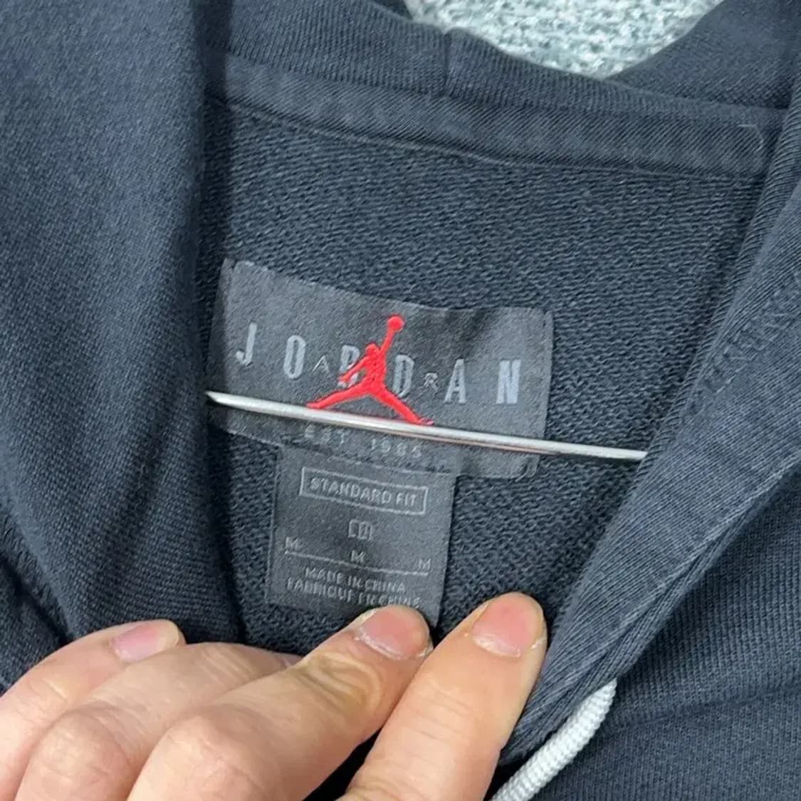 나이키 에어 조던 블랙 후드티 M 상품이미지3