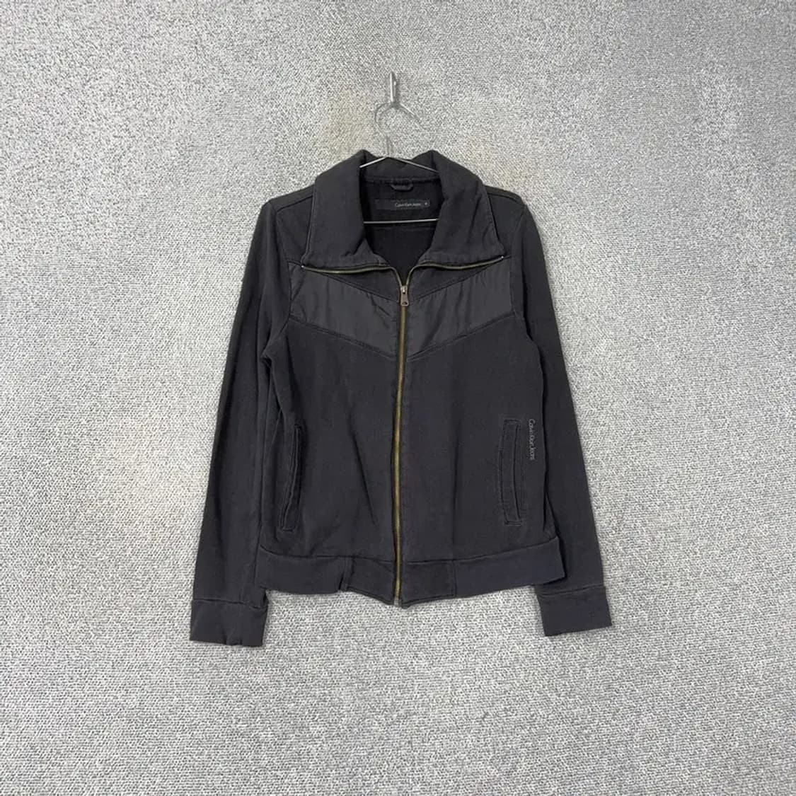 캘빈클라인 코튼 블랙 집업 자켓 M 상품이미지1
