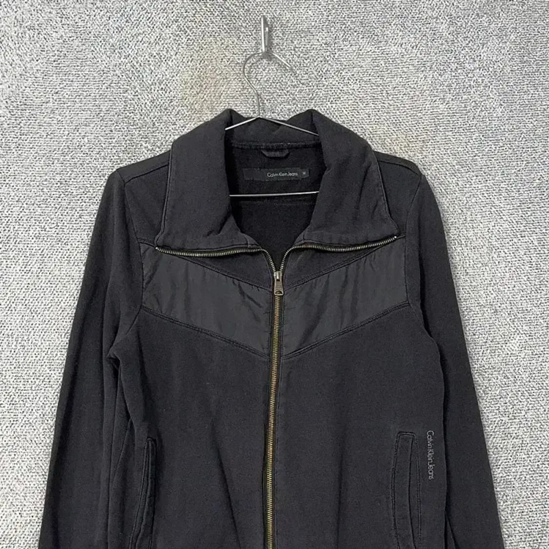 캘빈클라인 코튼 블랙 집업 자켓 M 상품이미지3