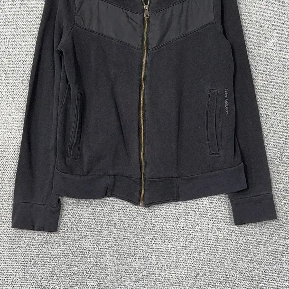 캘빈클라인 코튼 블랙 집업 자켓 M 상품이미지4