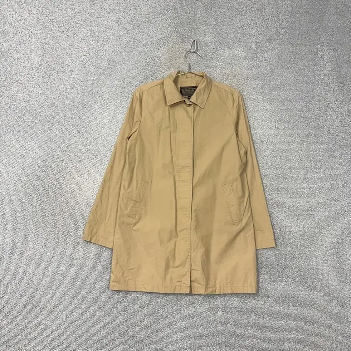 지오다노 남성 클래식 베이지 트렌치 코트 M 상품이미지1