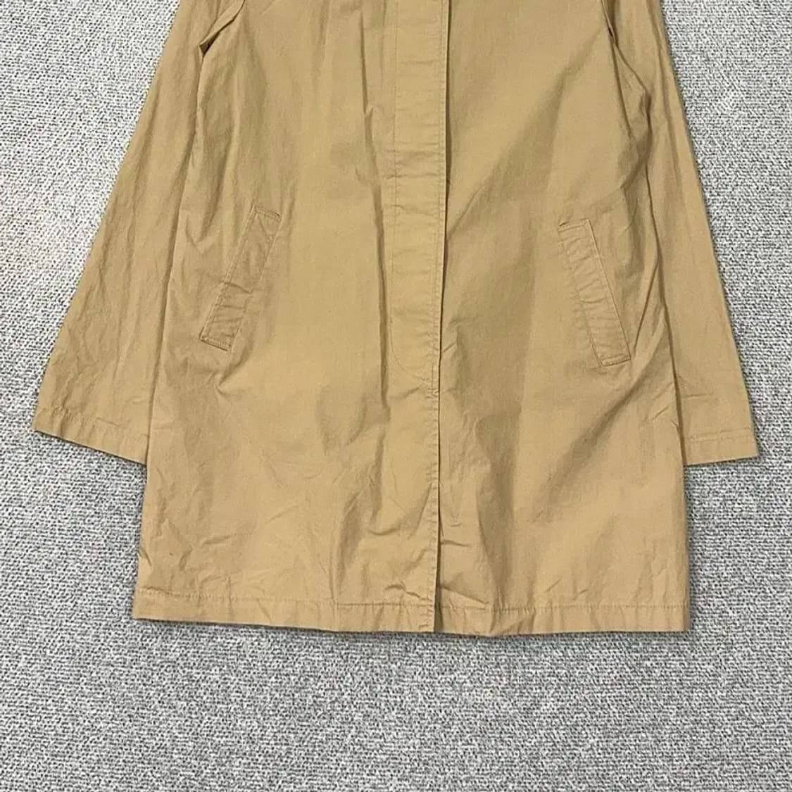 지오다노 남성 클래식 베이지 트렌치 코트 M 상품이미지4