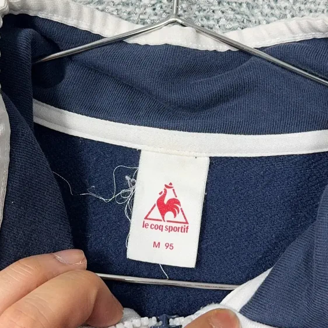 르꼬끄 스포츠 로고 반집업 맨투맨 95 상품이미지3