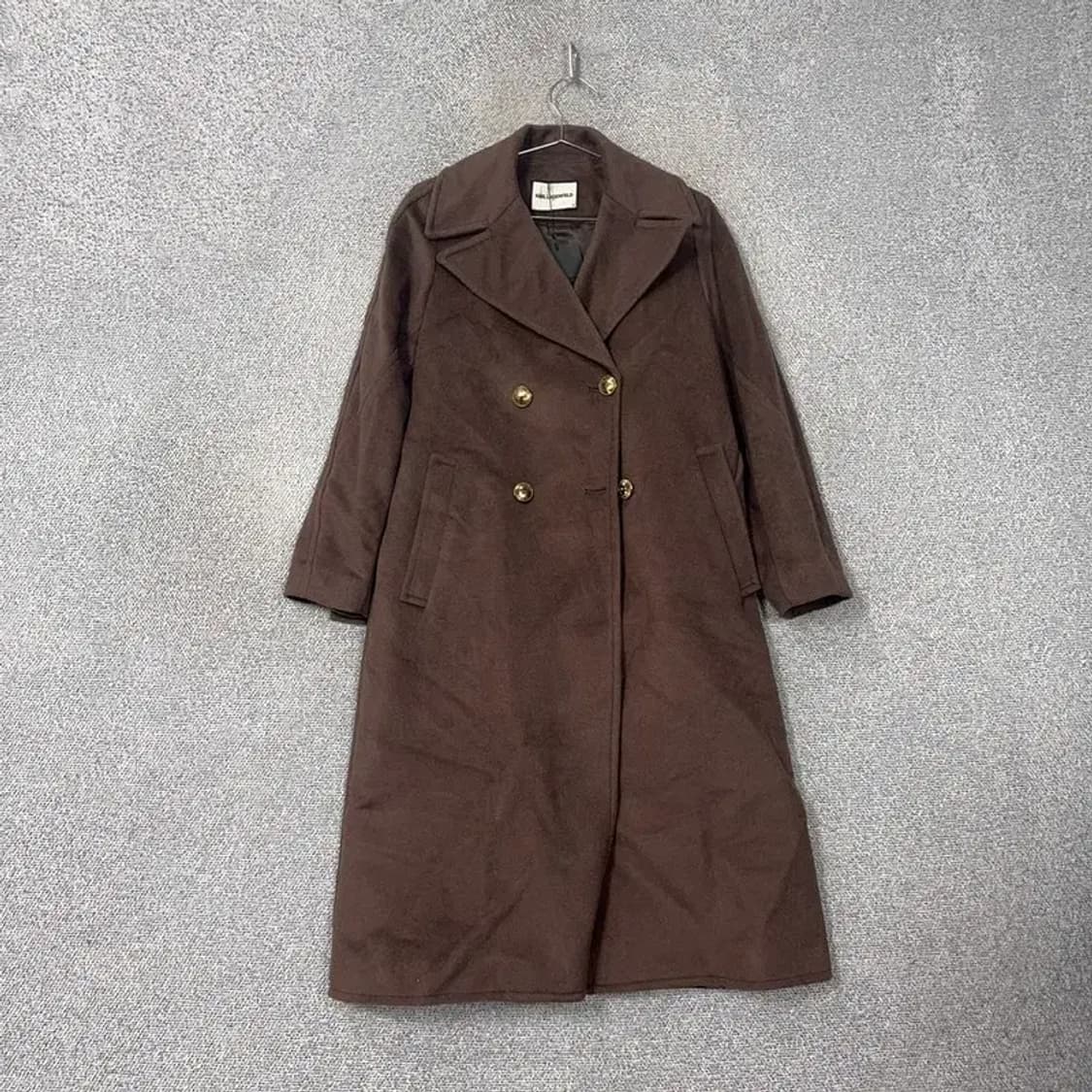 [새상품]칼라거펠트 빈티지 여성 클래식 울 코트 55 상품이미지1