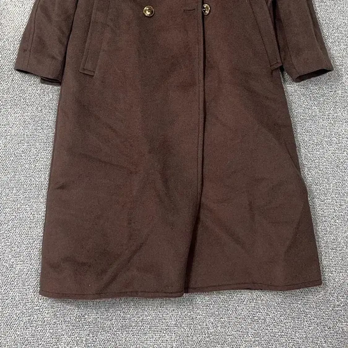 [새상품]칼라거펠트 빈티지 여성 클래식 울 코트 55 상품이미지4