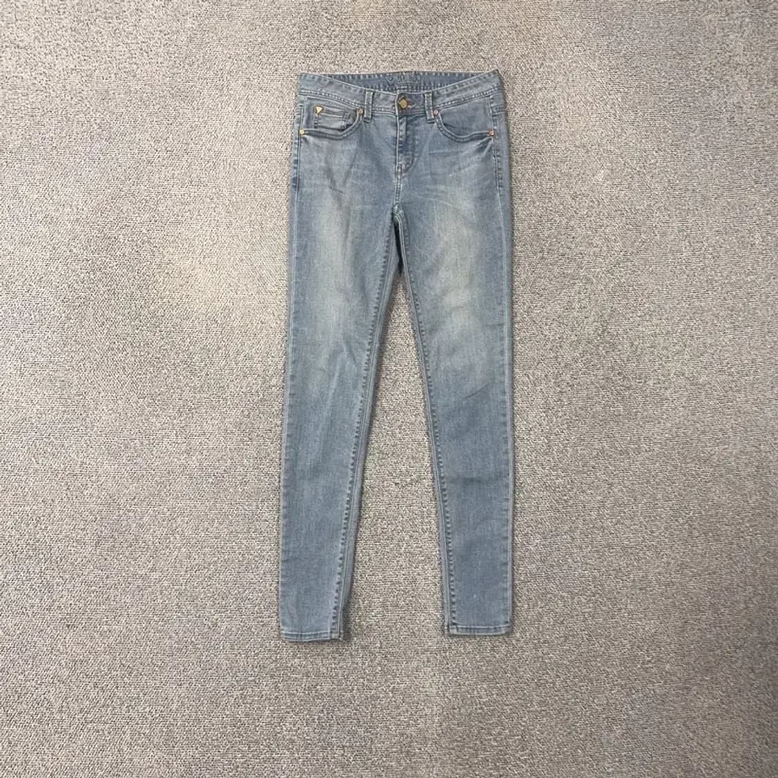 게스 금장로고 연청 스키니진 26 상품이미지1